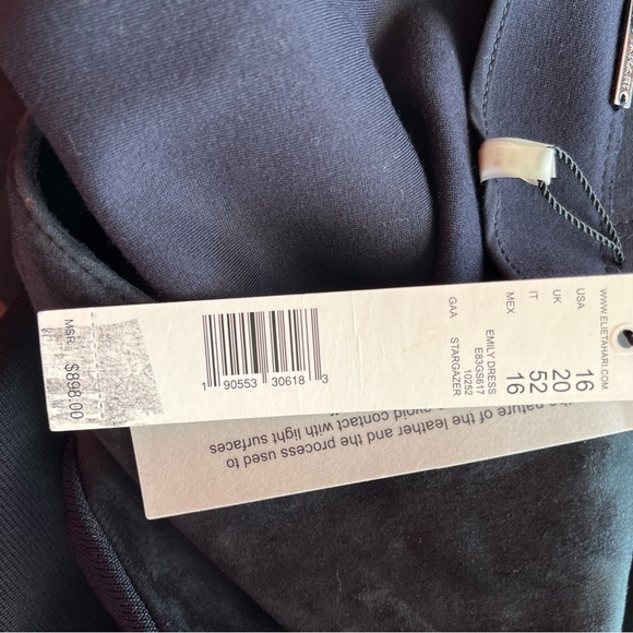 Ellie Tahari Suede Dress - Picture 3 of 11